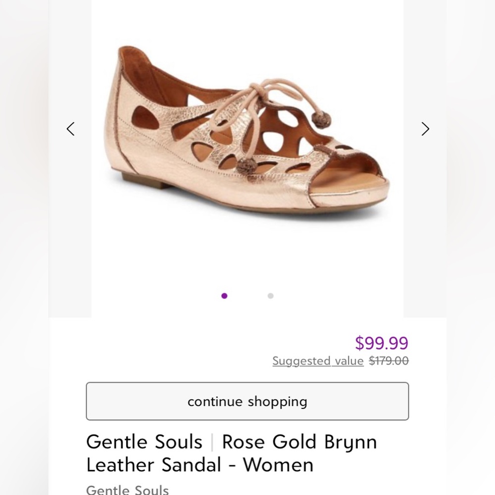 Gentle Souls Brynn rose gold 10
